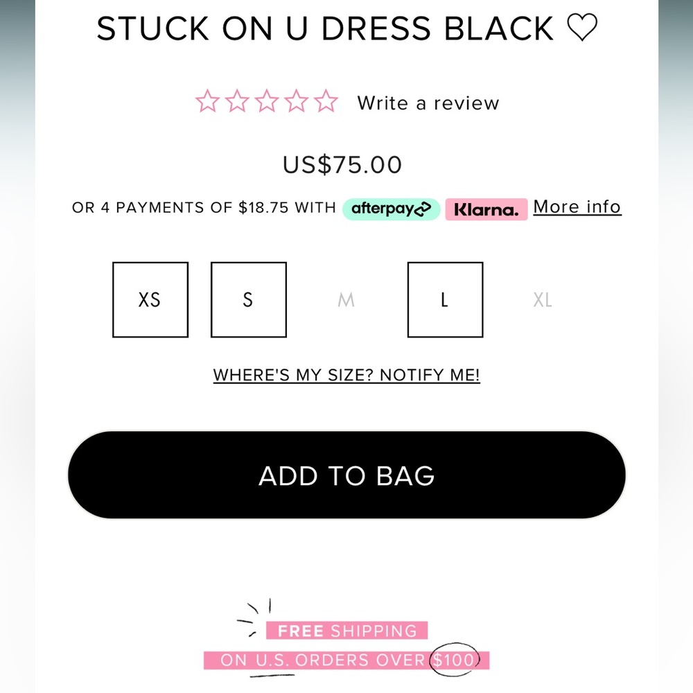 Stuck On U Dress Black - Picture 9 of 15